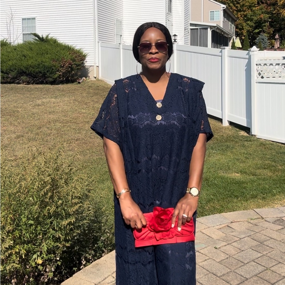 New Boubou elegant dress. One size fits up to U.S size 16.